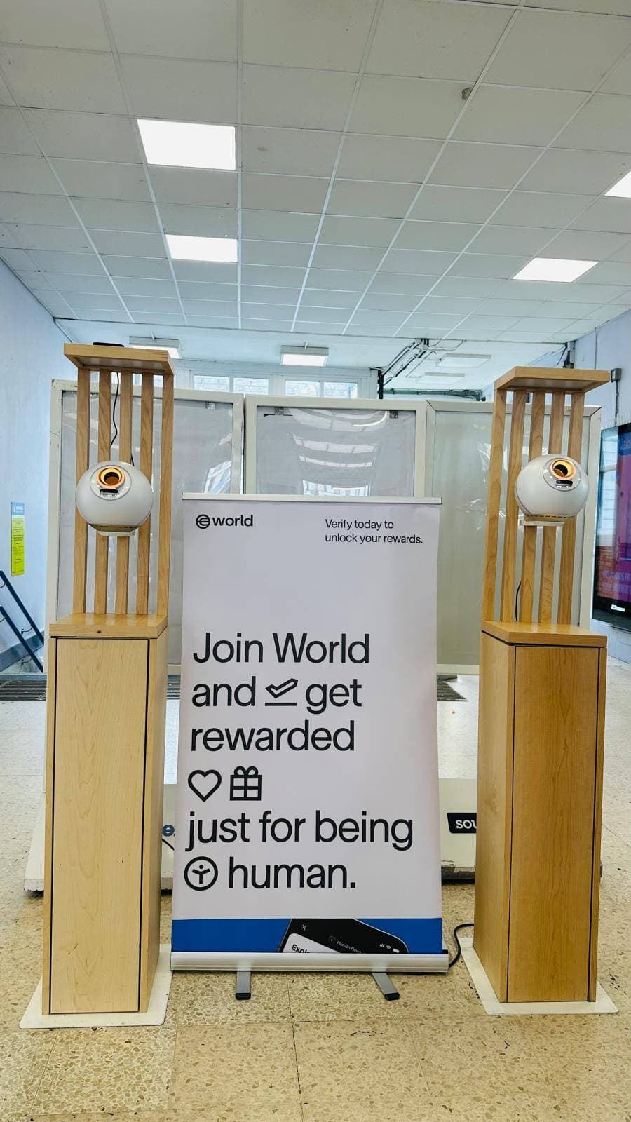 World Pop-up Lewisham Train Station