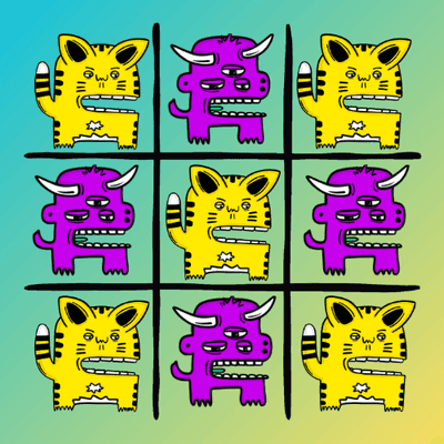 BizarreBeasts: TicTacToe-icon