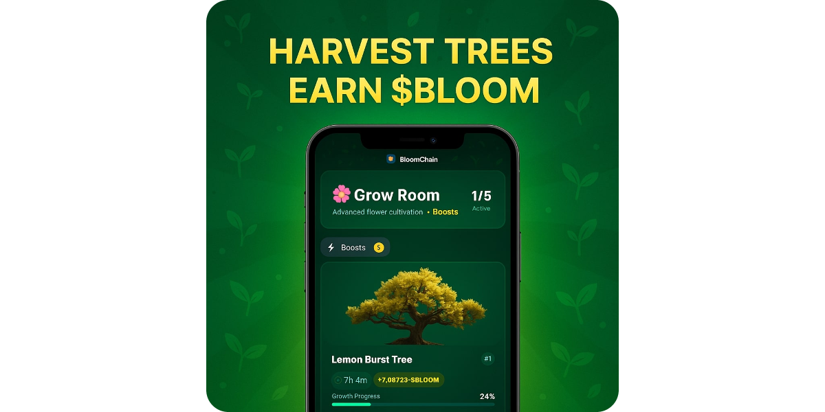 BloomChain - Earn $BLOOM with Trees