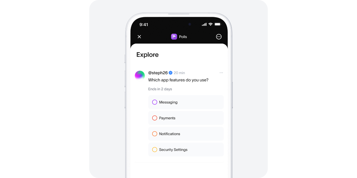 Polls - Voting for verified humans